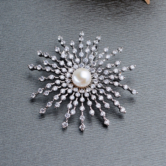 Vestido Elegante con Broche de Perlas - Estilo y Sofisticación - Image 8