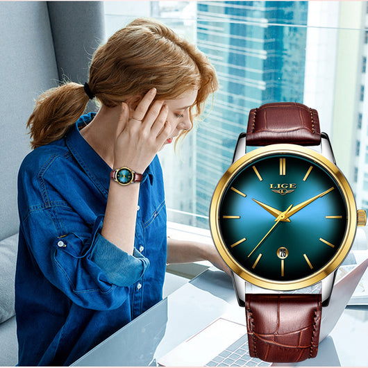 Reloj Empresarial Resistente al Agua LIGE - Diseño Moderno y Profesional - Image 8