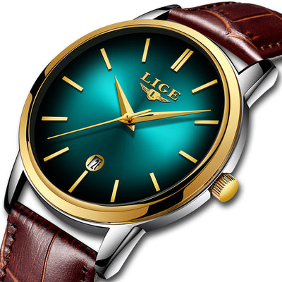 Reloj Empresarial Resistente al Agua LIGE - Diseño Moderno y Profesional - Image 9