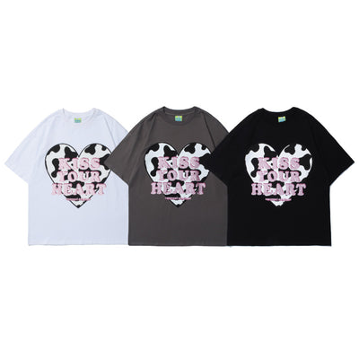 Playera Hombre Cuello Redondo Estampado Love Manga Corta - Image 4