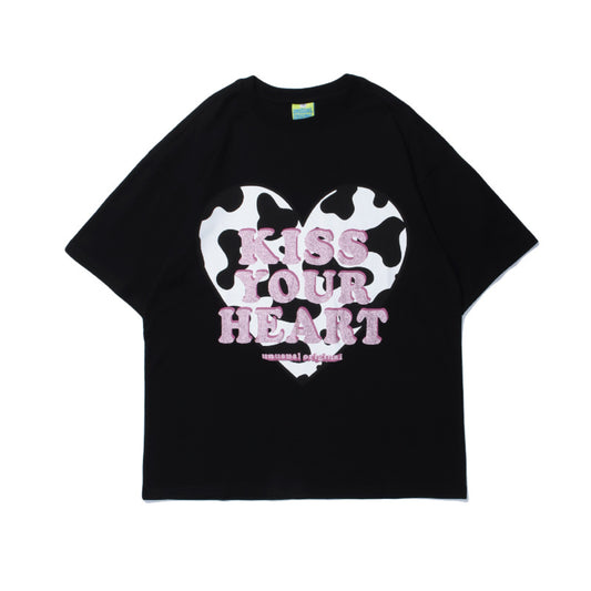 Playera Hombre Cuello Redondo Estampado Love Manga Corta - Image 2