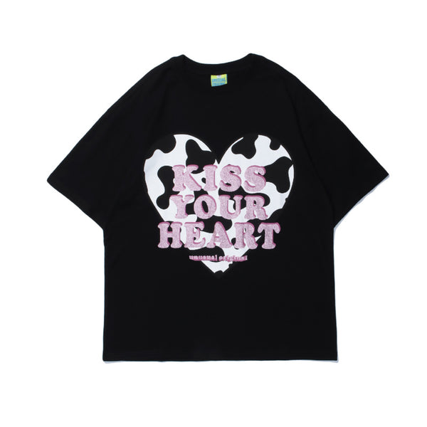 Playera Hombre Cuello Redondo Estampado Love Manga Corta