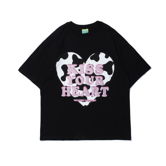 Playera Hombre Cuello Redondo Estampado Love Manga Corta