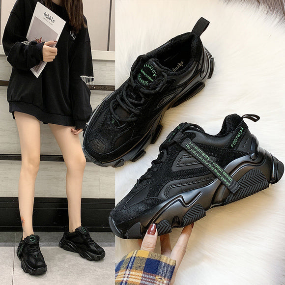Zapatillas Deportivas Daddy Shoes con Suela Gruesa y Aumento Interno para Mujer