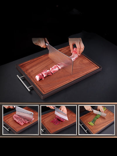 Tabla de Cortar de Madera Ébano Alemana Doble Cara Antimicrobiana - Image 5