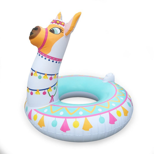 Flotador Inflable Alpaca para Piscina - Cama Flotante Divertida