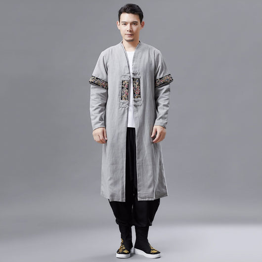 Traje Tradicional Chino de Largo Elegante - Image 10