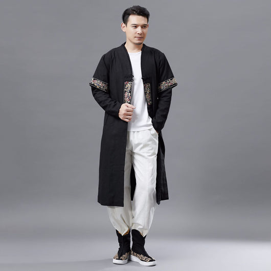 Traje Tradicional Chino de Largo Elegante - Image 2