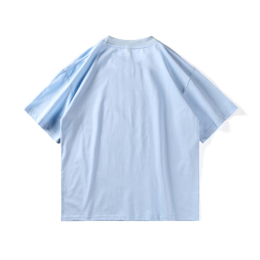 Playera Suelta Pareja Estilo Hong Kong Japonés - Moda Trendy Unisex - Image 5