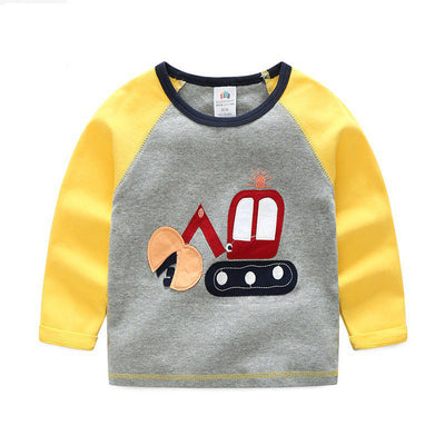 Camiseta Infantil de Manga Larga con Estampado de Autos y Camiones - Image 15
