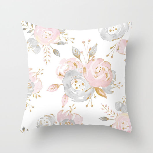 Funda de Almohada Diseño Floral Pastoral Pura para el Hogar - Image 8