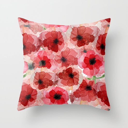 Funda de Almohada Diseño Floral Pastoral Pura para el Hogar - Image 10