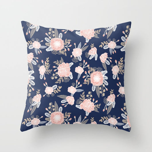 Funda de Almohada Diseño Floral Pastoral Pura para el Hogar - Image 9