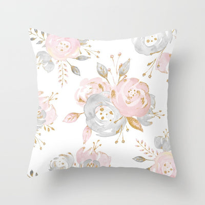 Funda de Almohada Diseño Floral Pastoral Pura para el Hogar - Image 4