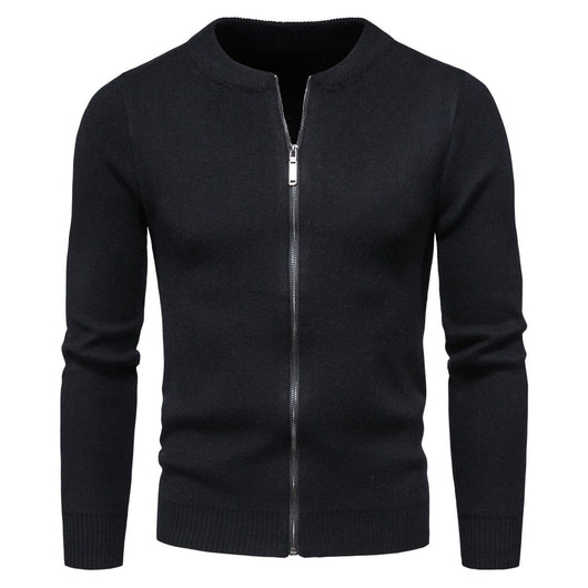 Cardigan Tejido Liso para Hombre - Suéter Elegante de Abrigo - Image 8