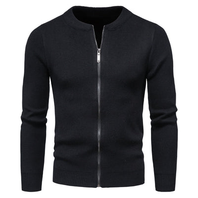 Cardigan Tejido Liso para Hombre - Suéter Elegante de Abrigo - Image 3