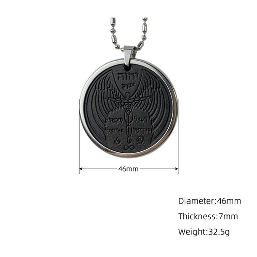 Collar Colgante de Piedra Volcánica con Cuerda de Algodón - Joya Versátil