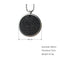 Collar Colgante de Piedra Volcánica con Cuerda de Algodón - Joya Versátil
