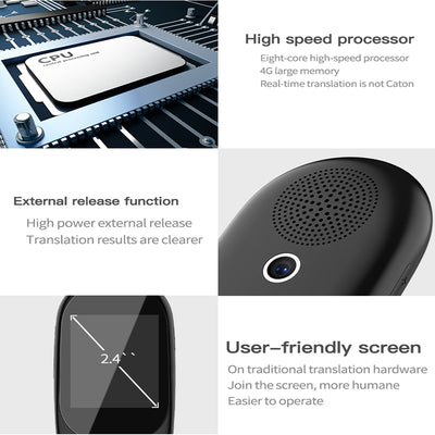 Traductor Inteligente Portátil con Cámara, Pantalla Táctil 2.4" y WiFi - Image 5