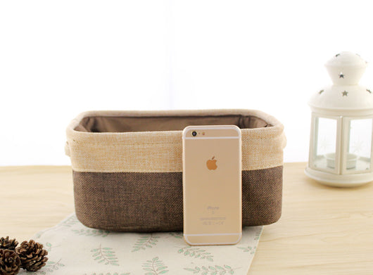 Caja de Almacenamiento Plegable Estilo Nórdico en Algodón y Lino - Image 12
