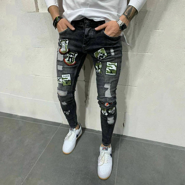 Pantalones Casuales Slim Fit con Stretch para Hombre