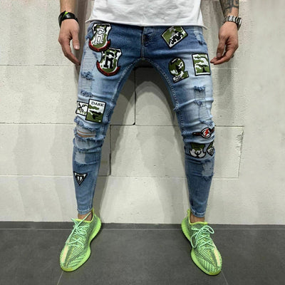 Pantalones Casuales Slim Fit con Stretch para Hombre - Image 4