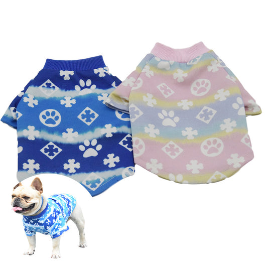 Ropa Degradada para Perros Estilo Viral - Abrigo Teddy Primavera Otoño - Image 4