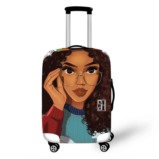 Funda Protectora para Maleta con Diseño de Arte Africano - Cobertor Elástico para Equipaje 18-30 Pulgadas - Image 33