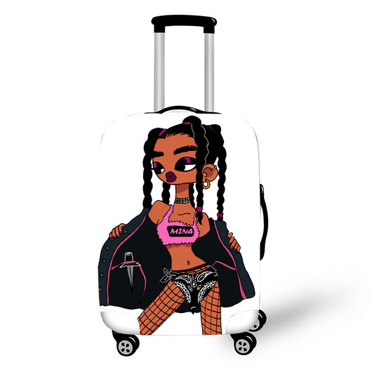 Funda Protectora para Maleta con Diseño de Arte Africano - Cobertor Elástico para Equipaje 18-30 Pulgadas - Image 31