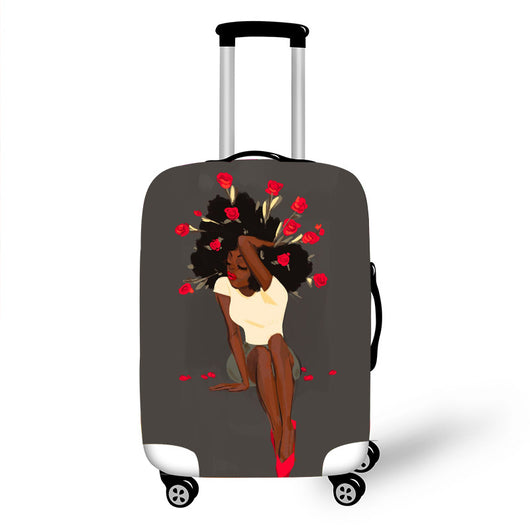 Funda Protectora para Maleta con Diseño de Arte Africano - Cobertor Elástico para Equipaje 18-30 Pulgadas - Image 7