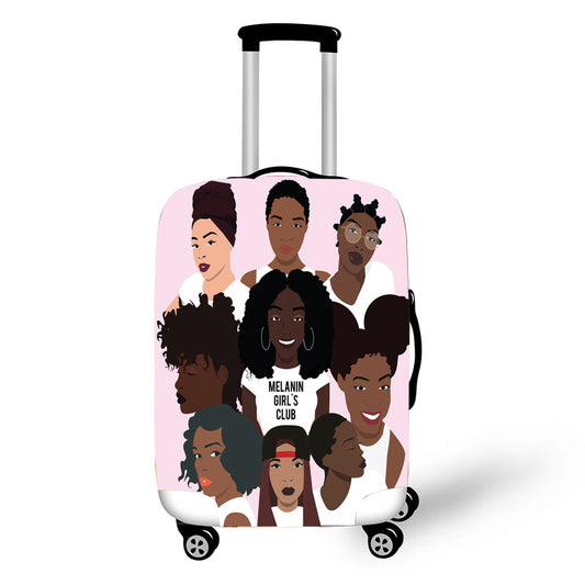 Funda Protectora para Maleta con Diseño de Arte Africano - Cobertor Elástico para Equipaje 18-30 Pulgadas - Image 2