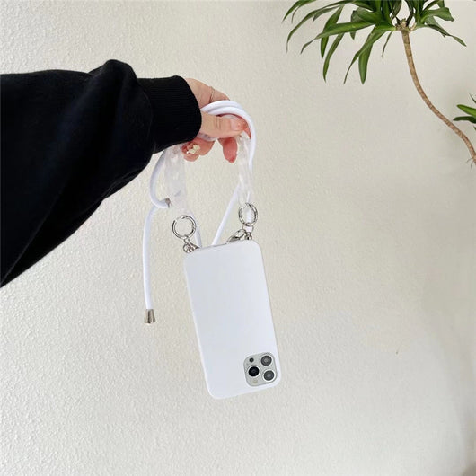 Funda Protectora con Cadena para iPhone 11, 12 Pro Max, XS Max y Modelos Anteriores - Image 9