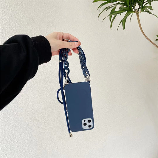 Funda Protectora con Cadena para iPhone 11, 12 Pro Max, XS Max y Modelos Anteriores - Image 4