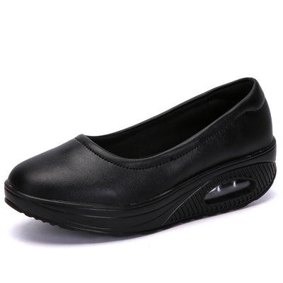 Zapatos Cómodos para Enfermeras y Trabajo - Cuero Transpirable Talla Grande - Image 12