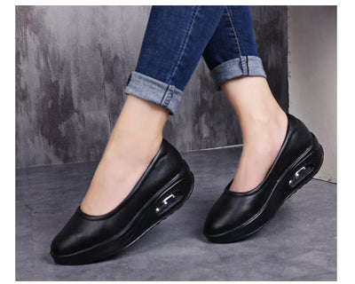 Zapatos Cómodos para Enfermeras y Trabajo - Cuero Transpirable Talla Grande - Image 13