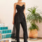 Jumpsuit Negro Elegante para Mujer - Diseño Sexy y Moderno