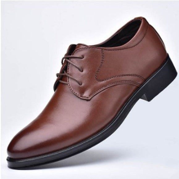 Zapatos de Cuero Británico para Trajes de Negocios