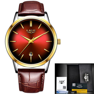 Reloj Empresarial Resistente al Agua LIGE - Diseño Moderno y Profesional - Image 3