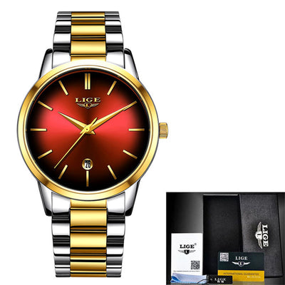 Reloj Empresarial Resistente al Agua LIGE - Diseño Moderno y Profesional - Image 2