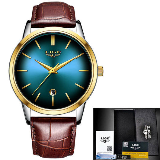 Reloj Empresarial Resistente al Agua LIGE - Diseño Moderno y Profesional - Image 4