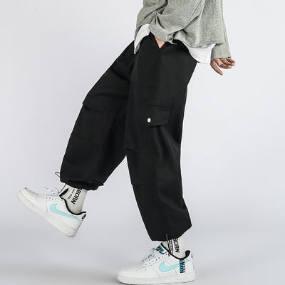 Pantalones Dongfanghong Primavera con Bolsillos y Cordón - Leggings Casuales Tendencia - Image 9