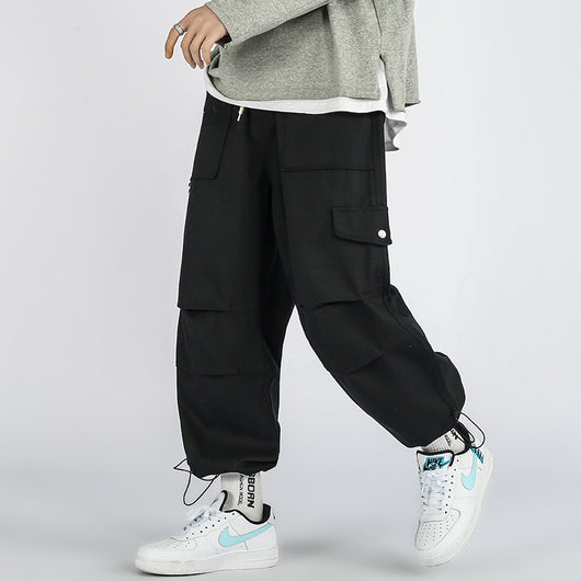 Pantalones Dongfanghong Primavera con Bolsillos y Cordón - Leggings Casuales Tendencia - Image 8
