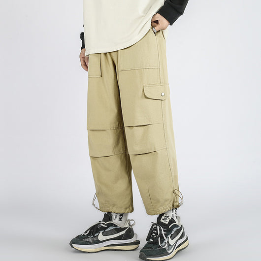 Pantalones Dongfanghong Primavera con Bolsillos y Cordón - Leggings Casuales Tendencia - Image 7