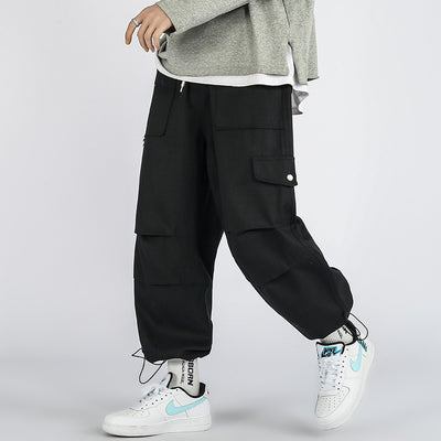 Pantalones Dongfanghong Primavera con Bolsillos y Cordón - Leggings Casuales Tendencia - Image 3