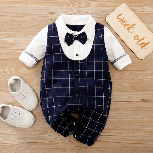 Mameluco Infantil Caballero Primavera Otoño - Ropa de Manga Larga para Bebé - Image 28