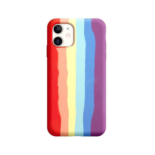 Funda iPhone 11 Arcoíris con Líquido Fluido - Protección y Estilo - Image 6
