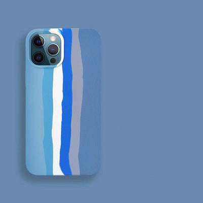 Funda iPhone 11 Arcoíris con Líquido Fluido - Protección y Estilo - Image 3