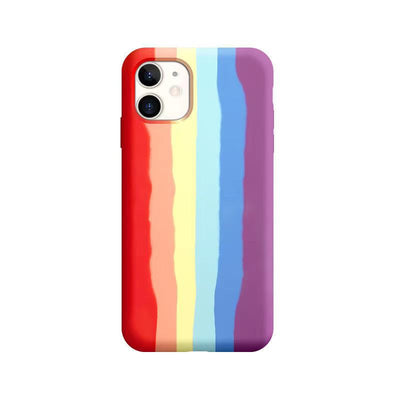 Funda iPhone 11 Arcoíris con Líquido Fluido - Protección y Estilo - Image 4
