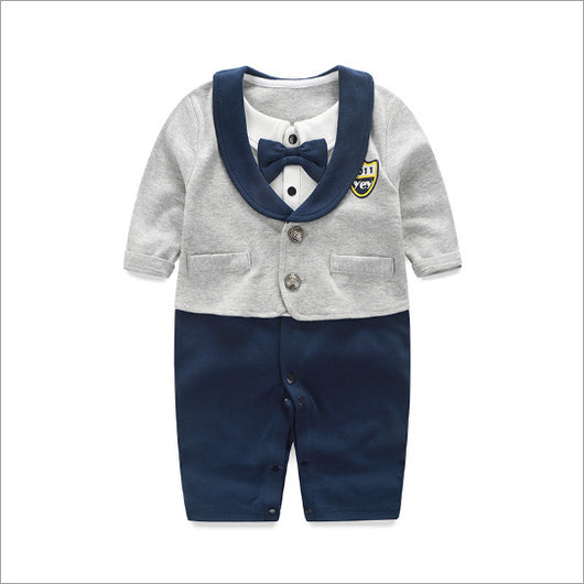 Mameluco Infantil Caballero Primavera Otoño - Ropa de Manga Larga para Bebé - Image 17