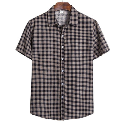 Camisa Holgada de Manga Corta para Hombre - Image 9